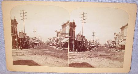 OUTSTANDING GURNSEY STEREOVIEW - LEADVILLE COLORADO