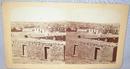 GURNSEY - STEREOVIEW - ADOBE HOUSES IN SANTE FE, NEW MEXICO