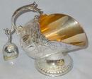 SILVER TONE NUT DISH