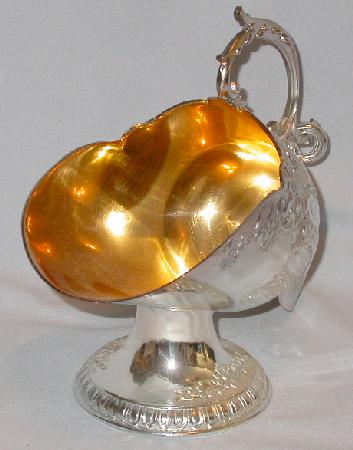 SILVER TONE NUT DISH