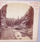 STEREOVIEW - BOULDER CANON - COLORADO
