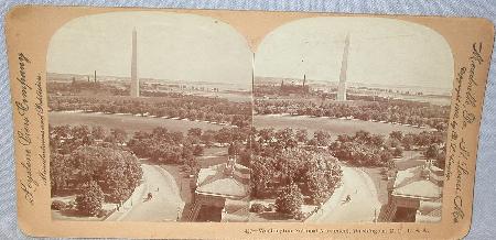 STEREOVIEW - WASHINGTON MONUMENT