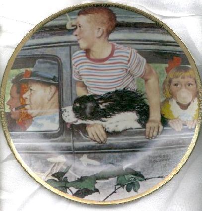 NORMAN ROCKWELL COLLECTOR PLATE -