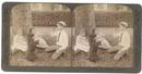 STEREOVIEW - CHILDREN AND A DOG
