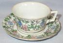 BEAUTIFUL HANDPAINTED TEA CUP & SAUCER