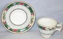 BEAUTIFUL HANDPAINTED TEA CUP & SAUCER