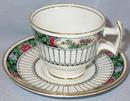 BEAUTIFUL HANDPAINTED TEA CUP & SAUCER