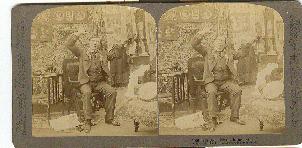 STEREOVIEW - COMICAL - FOR YOU I LEFT MY HAPPY HOME