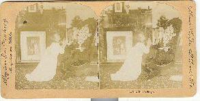STEREOVIEW-THE CHILD'S PRAYER