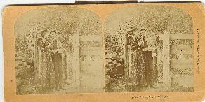 STEREOVIEW-SWINGING ON THE GATE