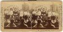 STEREOVIEW - COMICAL THE VILLAGE CHOIR - SET OF 2