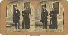 HANDCOLORED STEREOVIEW OF VICTORIAN COUPLE SET OF 2
