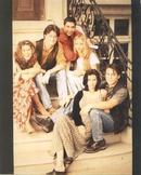 VERY EARLY COLOR PHOTO OF THE FRIENDS CAST