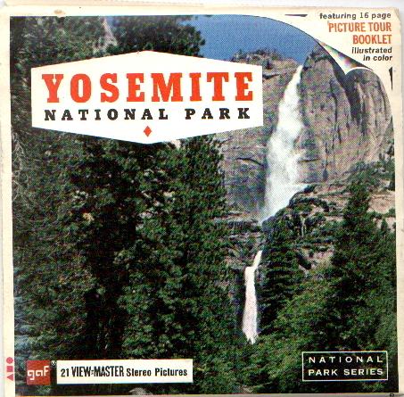 YOSEMITE NATIONAL PARK - VIEWMASTER 3 REEL SET