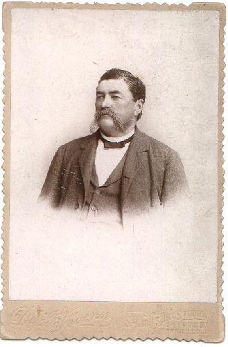 INCREDIBLE MUSTACHE - CABINET PHOTOGRAPH