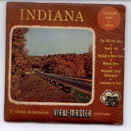 INDIANA - 3 REEL VIEWMASTER SET