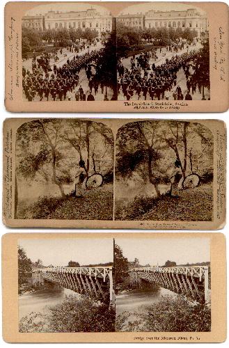 STEREO VIEWS - SET OF THREE