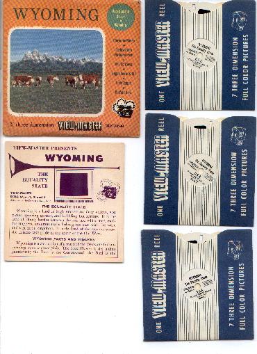 WYOMING - 3D VIEWMASTER REEL SET