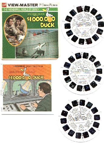 $1,000,000 (MILLION DOLLAR) DUCK - WALT DISNEY MOVIE VIEWMASTER REEL SET