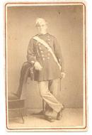 CARTE DE VISITE OF SOLDIER IN FULL MILITARY DRESS