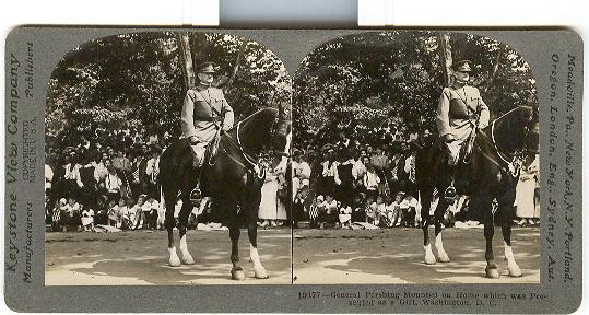 STEREOVIEW - GENERAL PERSHING