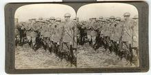 GENERAL PERSHING DECORATING OFFICERS - STEREOVIEW