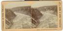 STEREOVIEW - NIAGARA, WHIRLPOOL RAPIDS FROM STEEL ARCH BRIDGE