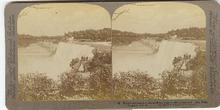 STEREOVIEW - General view of the Falls from the New Steel Bridge..