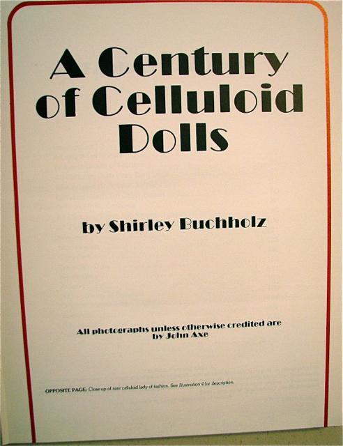 A CENTURY OF CELLULOID DOLLS