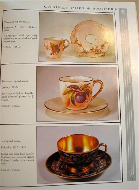 CUPS AND SAUCERS - IDENTIFICATION & VALUES