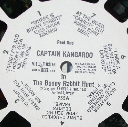 VIEWMASTER REEL - CAPTAIN KANGAROO