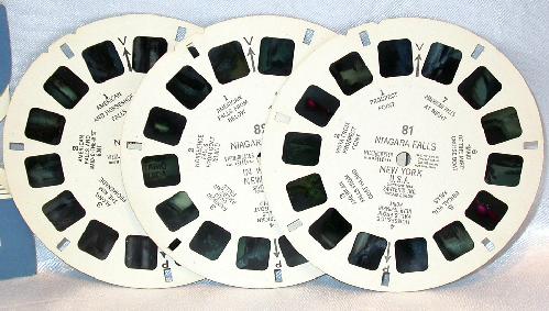 THREE VIEWMASTER REELS - NIAGRA FALLS