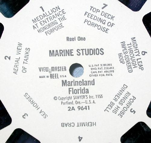 TWO VIEWMASTER REELS - MARINELAND FLORIDA