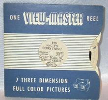 TWO WESTERN VIEWMASTER REELS - GENE AUTRY & KNOTTS BERRY FARM