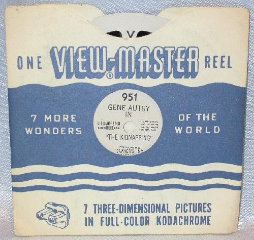 TWO WESTERN VIEWMASTER REELS - GENE AUTRY & KNOTTS BERRY FARM
