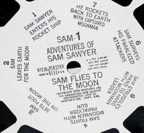 THREE VIEWMASTER REELS - ADVENTURES OF SAM SAWYER