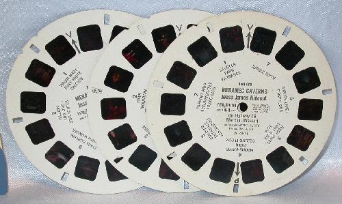THREE VIEWMASTER REELS - MERAMAC CAVERNS