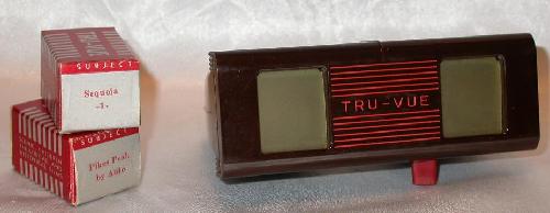 TRU-VUE VIEWER WITH FILM STRIPS