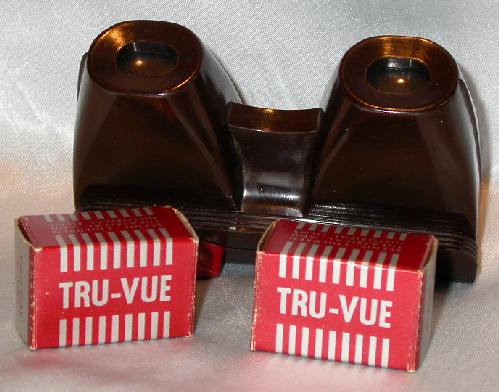 TRU-VUE VIEWER WITH FILM STRIPS