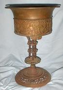 VICTORIAN - ORNATE CAST IRON PLANT STAND