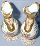 PAIR OF BEAUTIFUL HAND PAINTED OIL AND VINEGAR SET BELIEVED TO BE