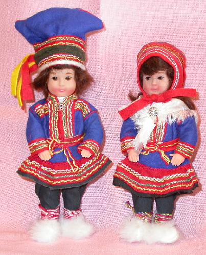 PAIR OF VERY CUTE DOLLS
