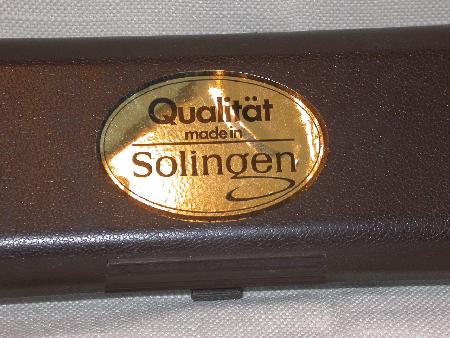 GERMANY GOLD SCIZZORS AND THIMBLE IN CASE