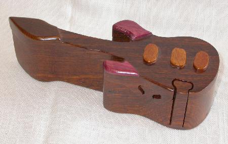 GUITAR PUZZLE - WOOD TRINKET BOX
