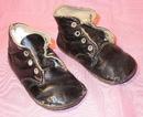 1930s BLACK HIGH TOP CHILDREN'S SHOES