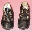 1930s BLACK HIGH TOP CHILDREN'S SHOES