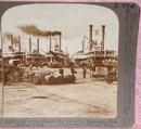 STEREOVIEW - NEW ORLEANS STEAMBOATS