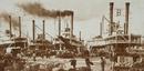 STEREOVIEW - NEW ORLEANS STEAMBOATS
