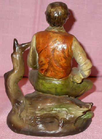 HANDPAINTED OLD MAN FIGURINE
