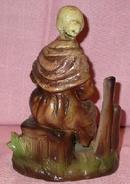 HANDPAINTED OLD WOMAN FIGURINE
